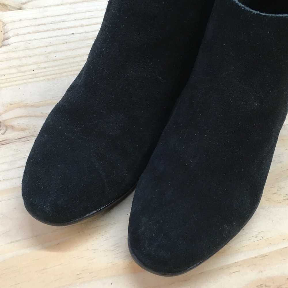 Jack Rogers Womens Chelsea Ankle Booties Black Suede Low Heel size 10 - Picture 4 of 11